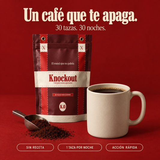 KNOCKOUT — Café sin cafeína para dormir